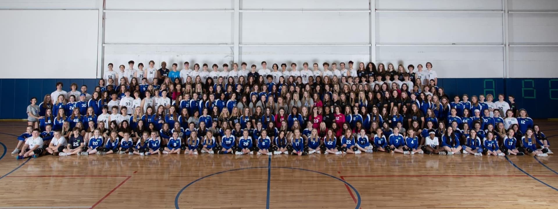 SDVA summer camp athletes in training session